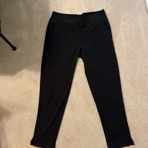 Athleta Brooklyn ankle pants.  3pair.  Black, navy and dark grey/green. Size 8 - Picture 2 of 2